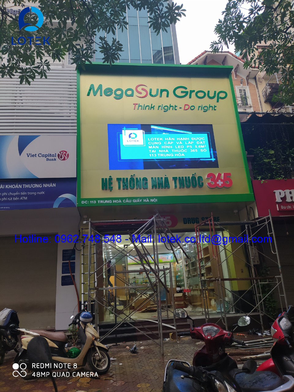 Màn hình LED quảng cáo - P5 - Nhà thuốc MegaSun Group