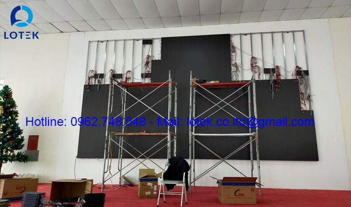 MÀN HÌNH LED P4-28.16M2 TẠI CÔNG TY EMIC BẮC NINH 5