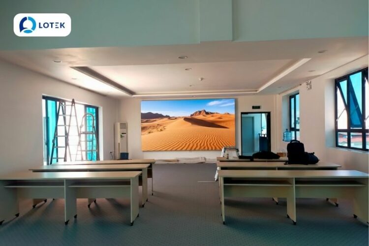 LẮP ĐẶT MÀN HÌNH LED TẠI NHÀ KHÁCH BỘ CHỈ HUY QUÂN SỰ TỈNH BẮC GIANG