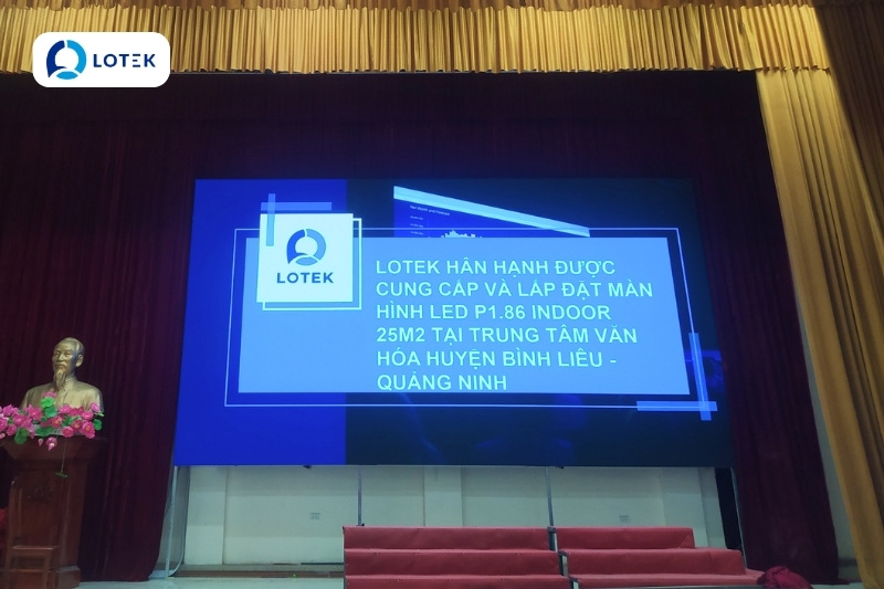 LẮP ĐẶT MÀN HÌNH LED TRUNG TÂM VĂN HÓA HUYỆN BÌNH LIÊU - QUẢNG NINH 1