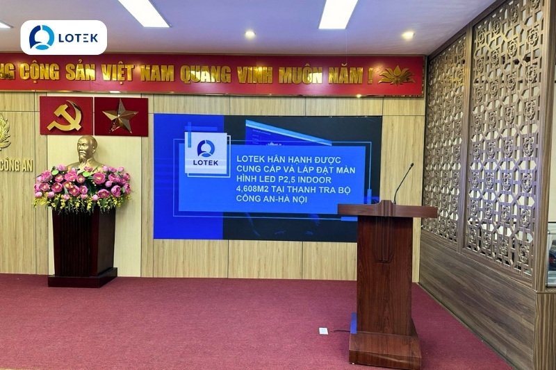 LẮP ĐẶT MÀN HÌNH LED P2.5 INDOOR THANH TRA BỘ CÔNG AN - HÀ NỘI 1 LẮP ĐẶT MÀN HÌNH LED P2.5 INDOOR THANH TRA BỘ CÔNG AN - HÀ NỘI 1