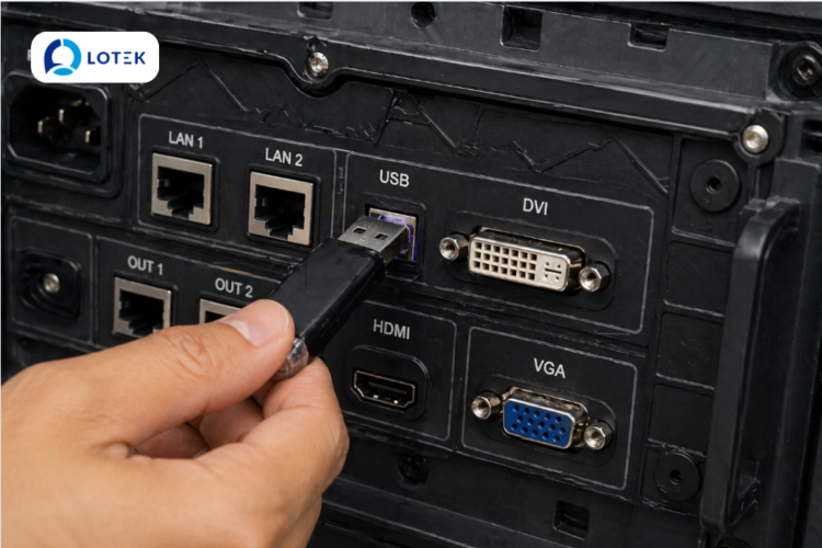 Màn hình LED không nhận USB / tín hiệu đầu vào