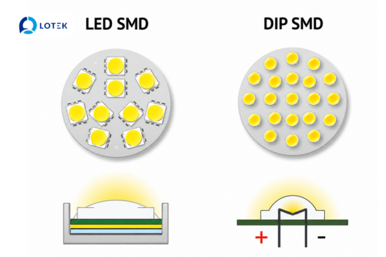 So sánh góc quét của các công nghệ LED khác nhau 1