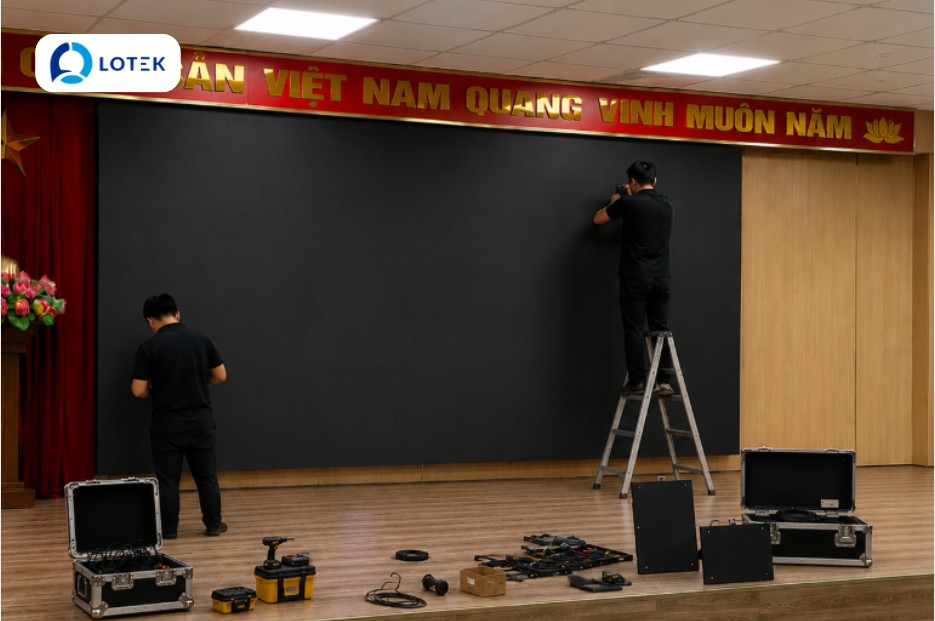 Không gian hội trường hiện đại cần giải pháp hiển thị chuyên nghiệp 1 Không gian hội trường hiện đại cần giải pháp hiển thị chuyên nghiệp 1