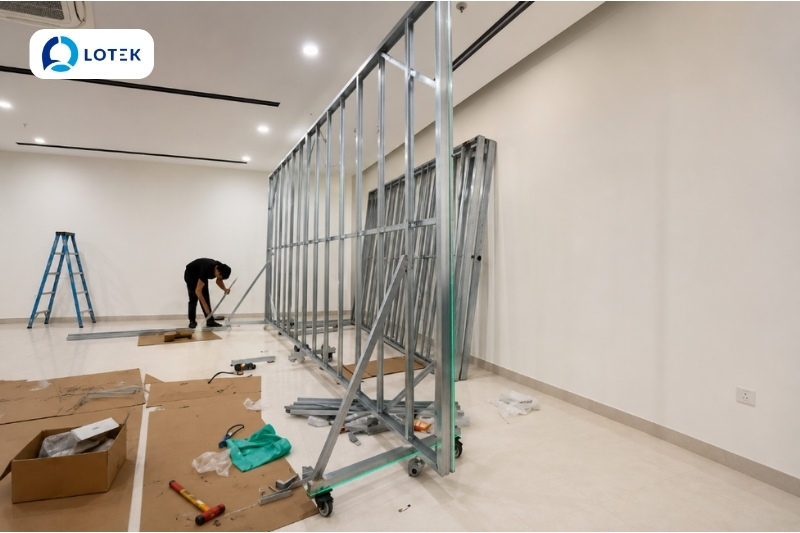 Lắp đặt màn hình LED P2 Indoor di chuyển tại TP.HCM
