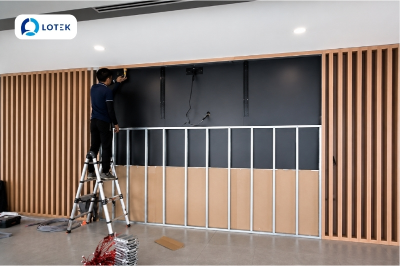 Lắp đặt màn hình LED P2 indoor THACO AUTO Trường Chinh TP. Hồ Chí Minh 1 Lắp đặt màn hình LED P2 indoor THACO AUTO Trường Chinh TP. Hồ Chí Minh 1