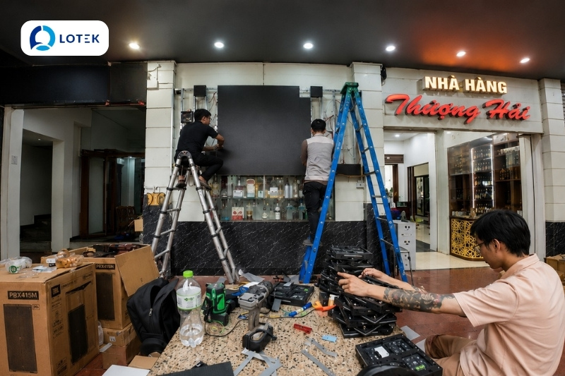 Lắp đặt màn hình LED P3 indoor Nhà hàng Thượng Hải 141 Giáp Nhất Hà Nội 2 Lắp đặt màn hình LED P3 indoor Nhà hàng Thượng Hải 141 Giáp Nhất Hà Nội 2