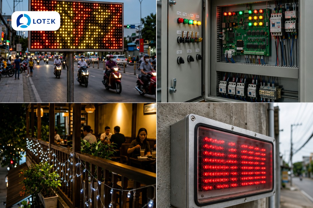5. Ứng dụng thực tế của màn hình LED DIP 1