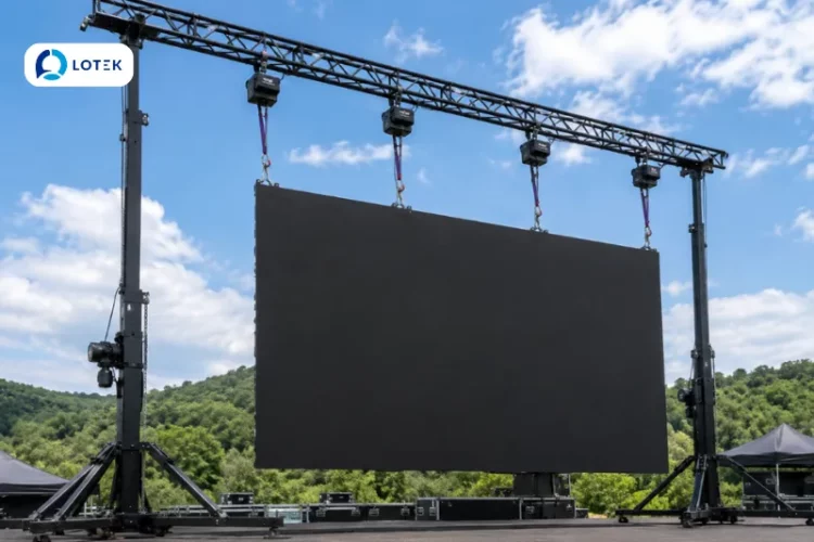 Các điểm treo màn hình LED sân khấu được tính tải như thế nào?